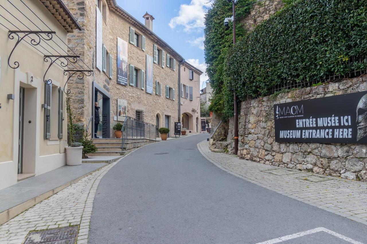 Mougins Collection - Magnifique Maison Au Coeur Du Vieux Village De Mougins, Vue Sur Les Alpes Du Sud Exteriör bild