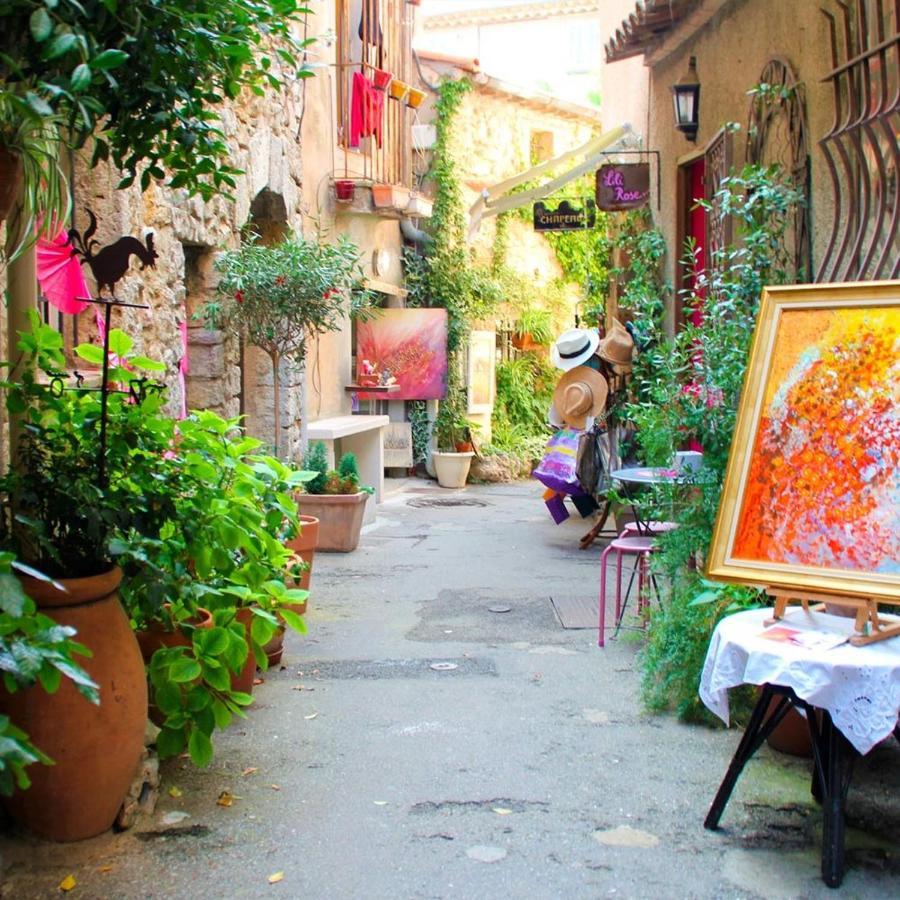 Mougins Collection - Magnifique Maison Au Coeur Du Vieux Village De Mougins, Vue Sur Les Alpes Du Sud Exteriör bild